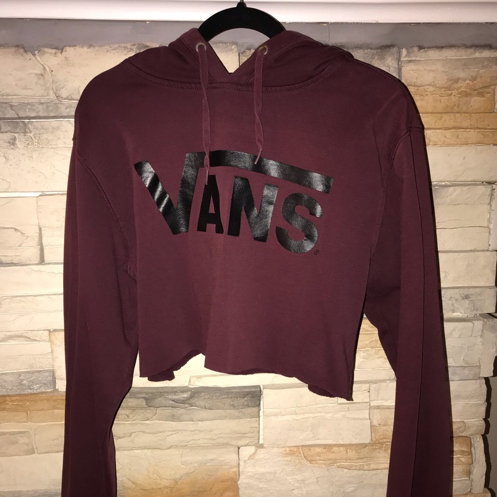 Vans cropped hoodie
